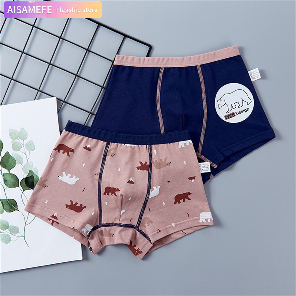 AISAMEFE 2022 Boys Underwear Cotton Wholesale A Class Korean Children Safety Pants Do Not Clip Ass Small Boy Underwear ราคา 158 บาท*ส่งฟรี