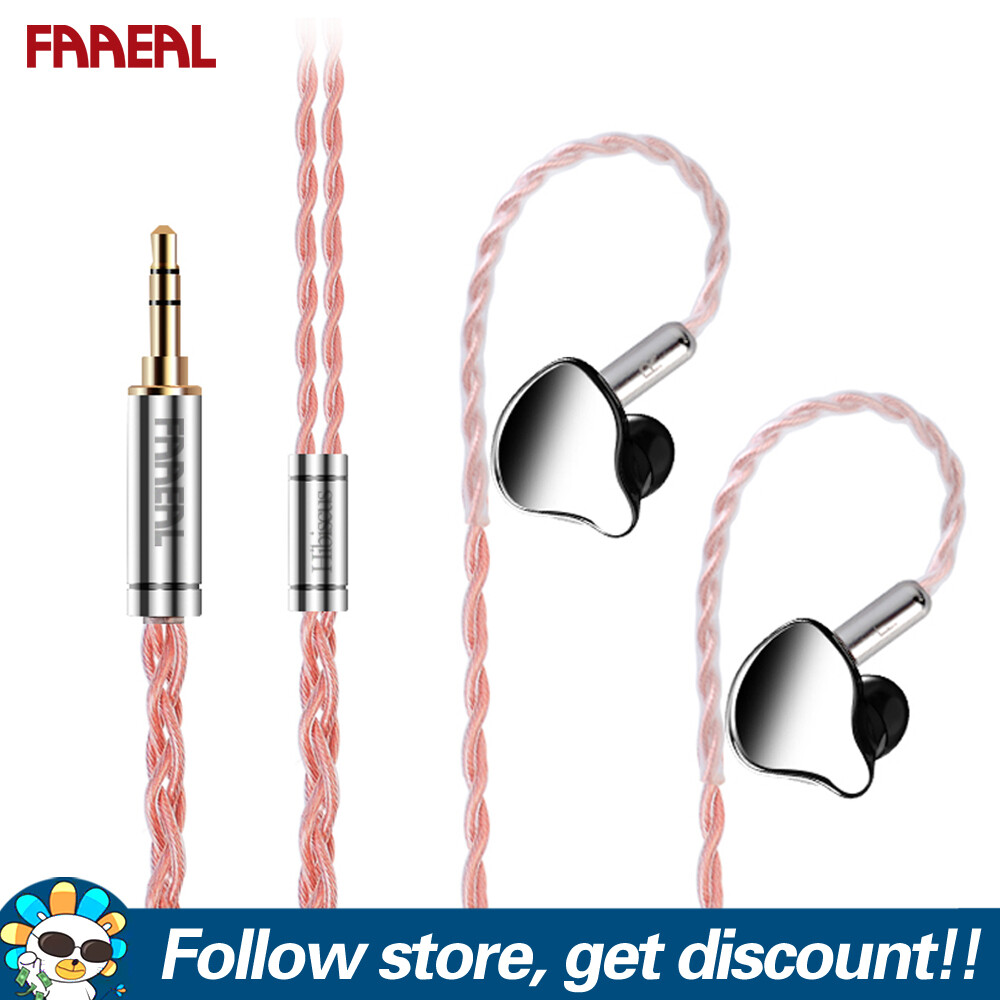 Faaeal Hibiscus Tai Nghe dàn hi-fi trầm Âm Nhạc IEM Tai Nghe Như Carbon Màng tai nghe nhét tai hiệu ứng dynamic Chạy thể thao điện tử tai nghe có dây Noice Hủy Mạnh Mẽ Màn hình 2Pin Detechable Cáp tai nghe nhét tai Cho Điện Thoại thông Minh Máy Tính Bảng