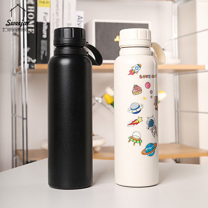 Gambar SWEEJAR 316 Stainless Steel Thermos Mug With Tea Net Large Capacity Thermal Insulation And Cold Storage Portable  for  Outdoor Sports