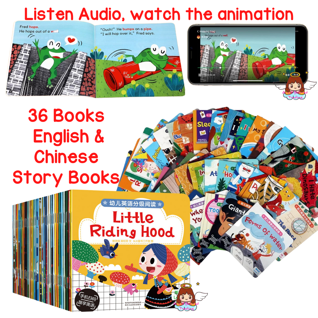 English Story Books ( 60 Books ) English with Reading Sound (QR 