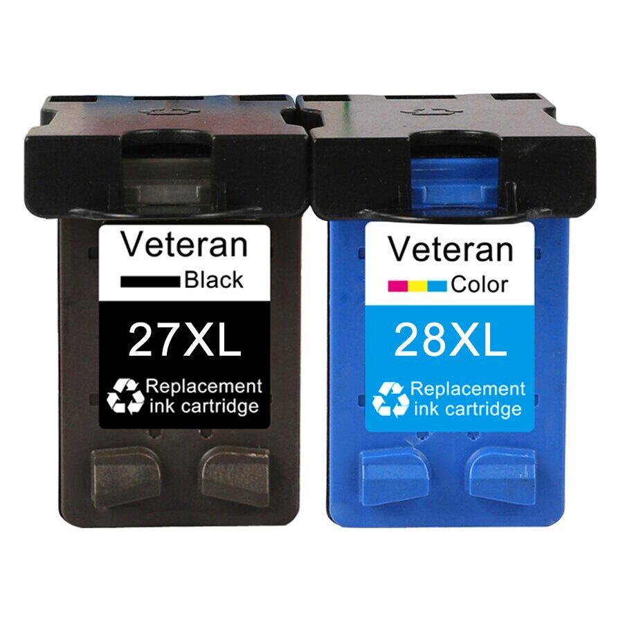 Veteran 27xl 28xl Refilled Ink Cartridge Replacement For Hp 27 28 Xl For Hp Deskjet 450 450ci 5550 3420 3520 3550 3650 3740 3845 27xl And 28xl Lazada Ph lazada philippines