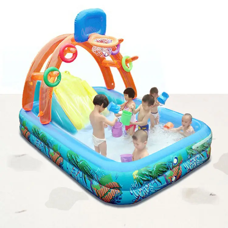 inflatable pool slide for adults