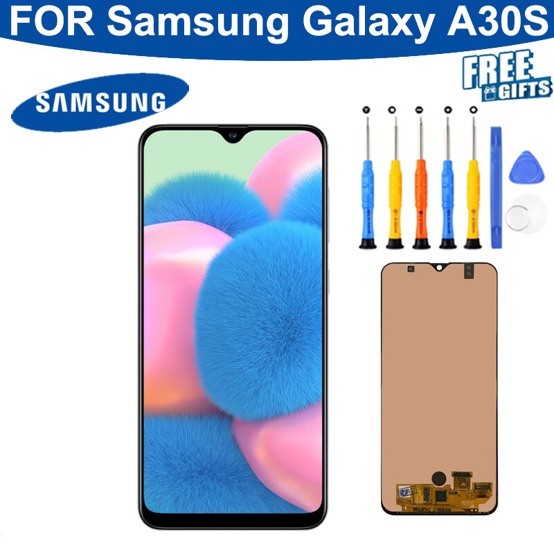 6.4 "cho samsung galaxy a30s a307 màn hình lcd với bộ linh kiện số của màn hình cảm ứng a307f a307fn a307g a307gn lcd