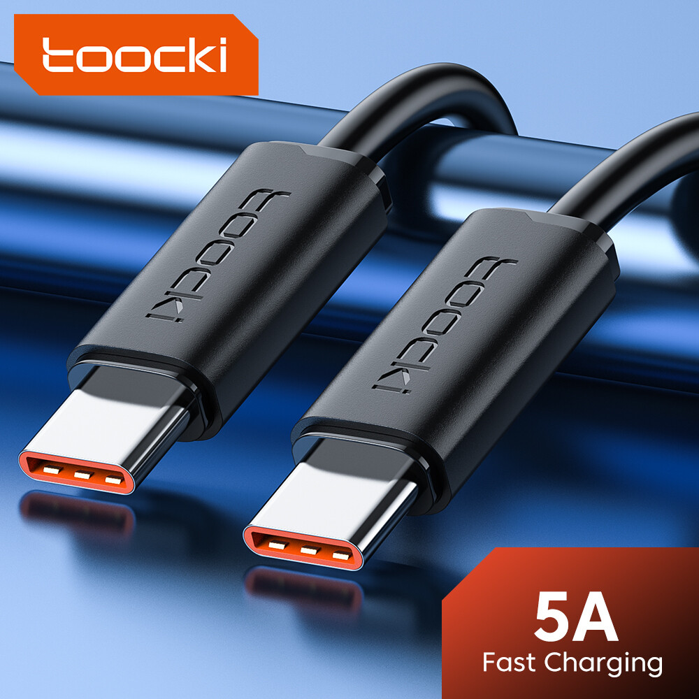 Toocki cáp usb c sang type c 100w cáp pd sạc nhanh usb-c type c dây dữ liệu cho macbook huawei xiaomi samsung