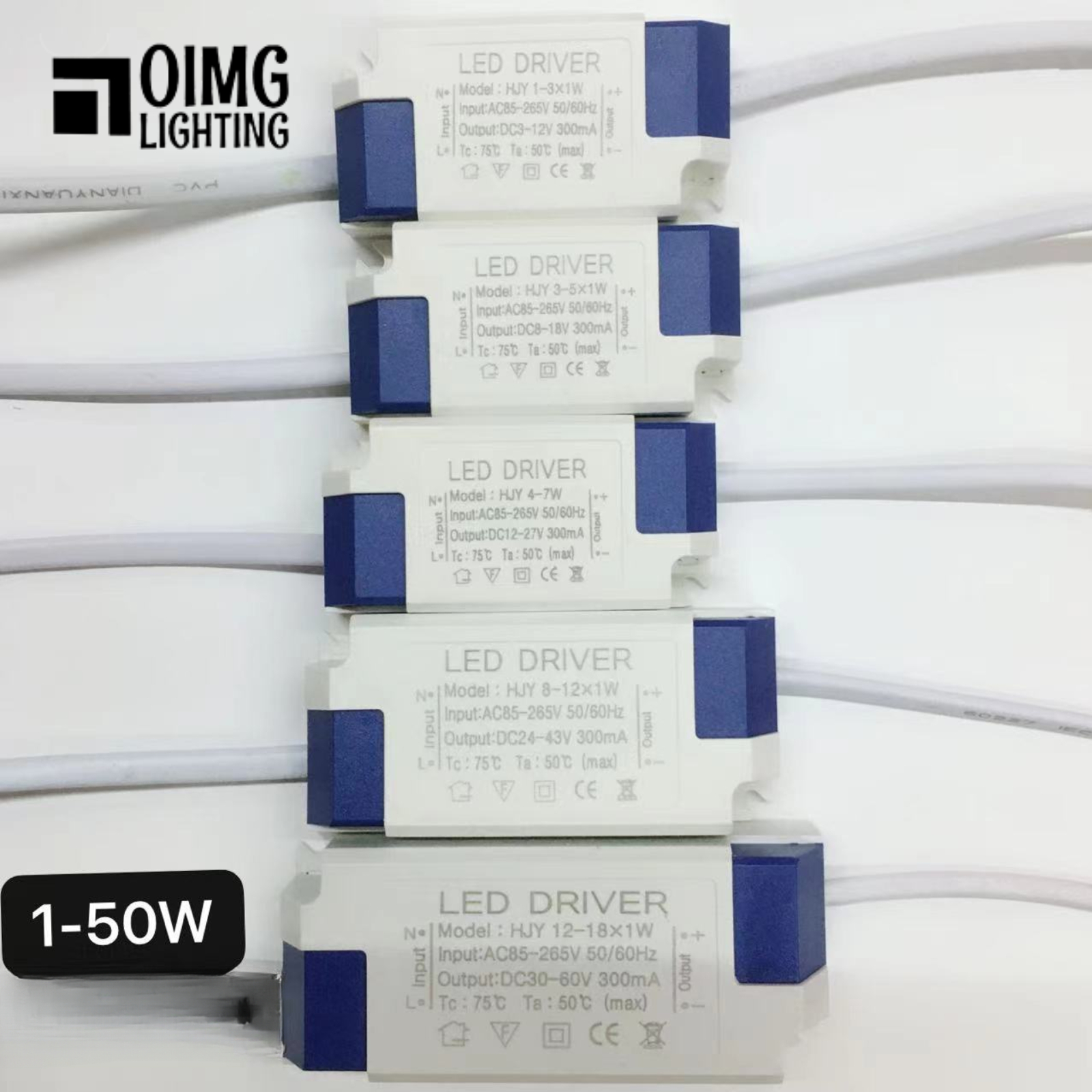 LED Driver Power Supply, Constant Current Isolation Plastic Shell, Rubber Shell Driver, Ceiling Light Panel Light Driver, ราคา 66 บาท*ส่งฟรี