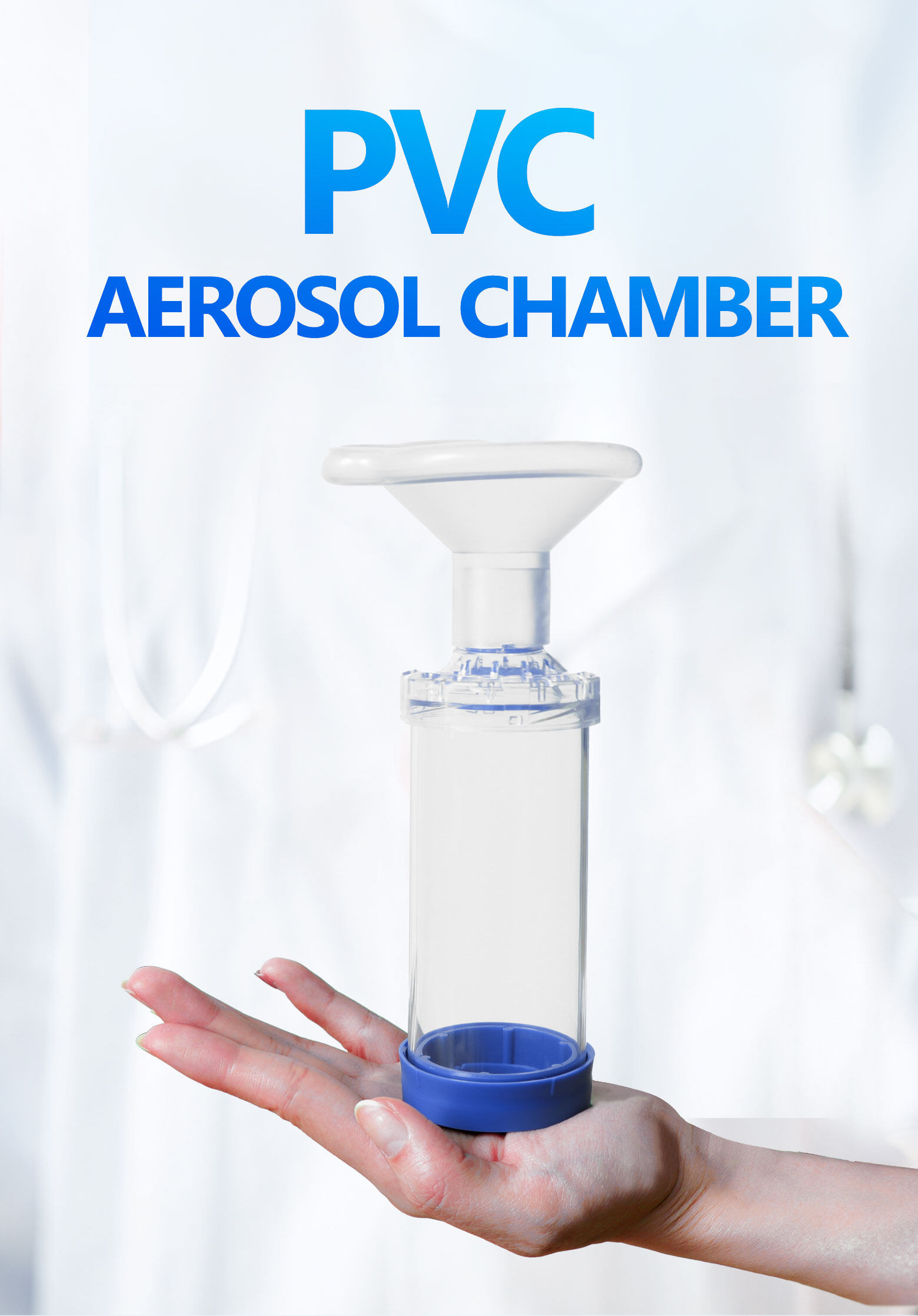 Veterinary Animals Aerosol Chamber Pet Asthma Inhaler Spacer Devices