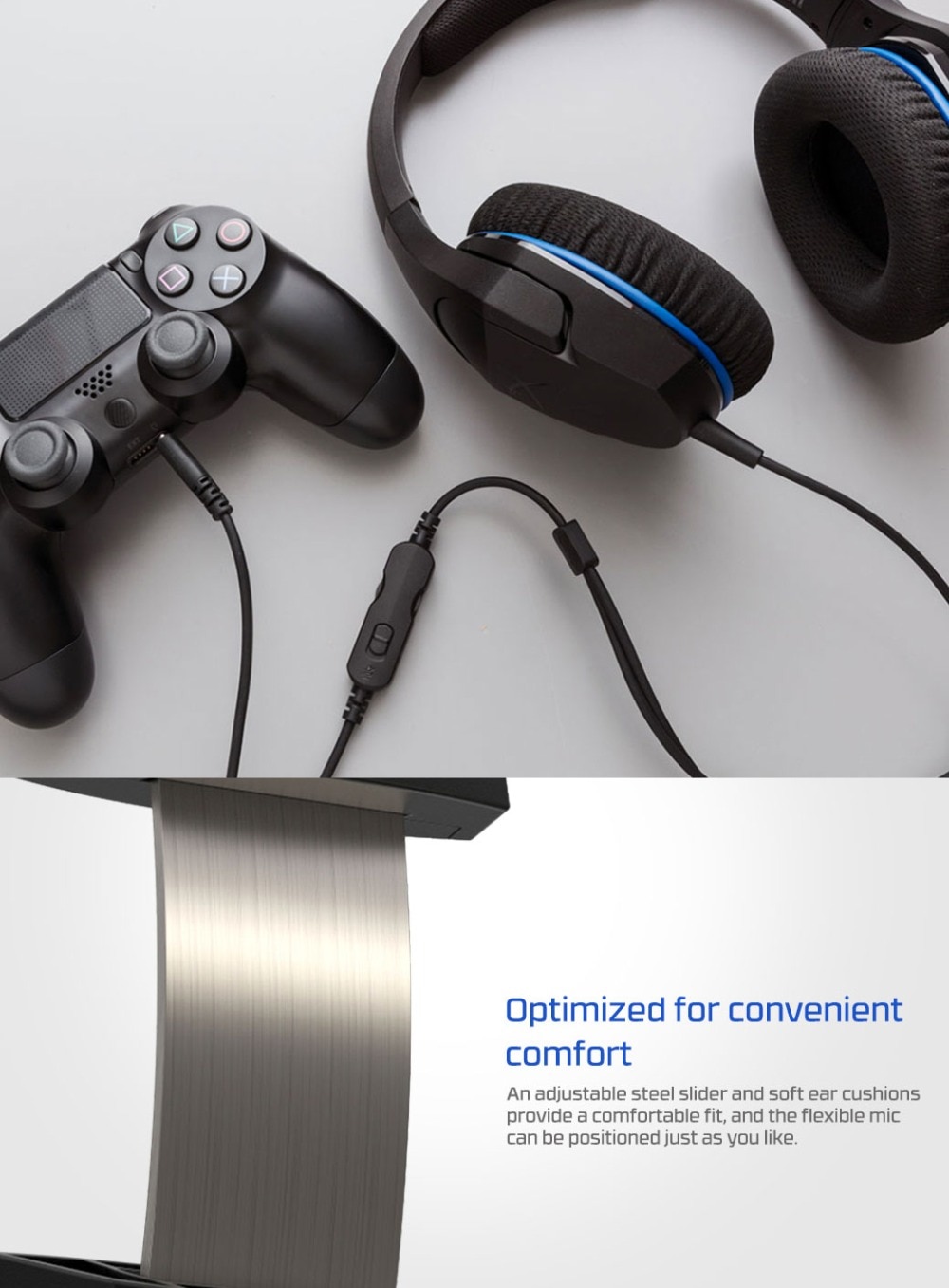 HyperX Cloud Stingers Core Gaming Headset For PS4, PS5 and PC XBOX with Noise Cancelling Mic 13 7ec897170b2577935e8114965af3aa21