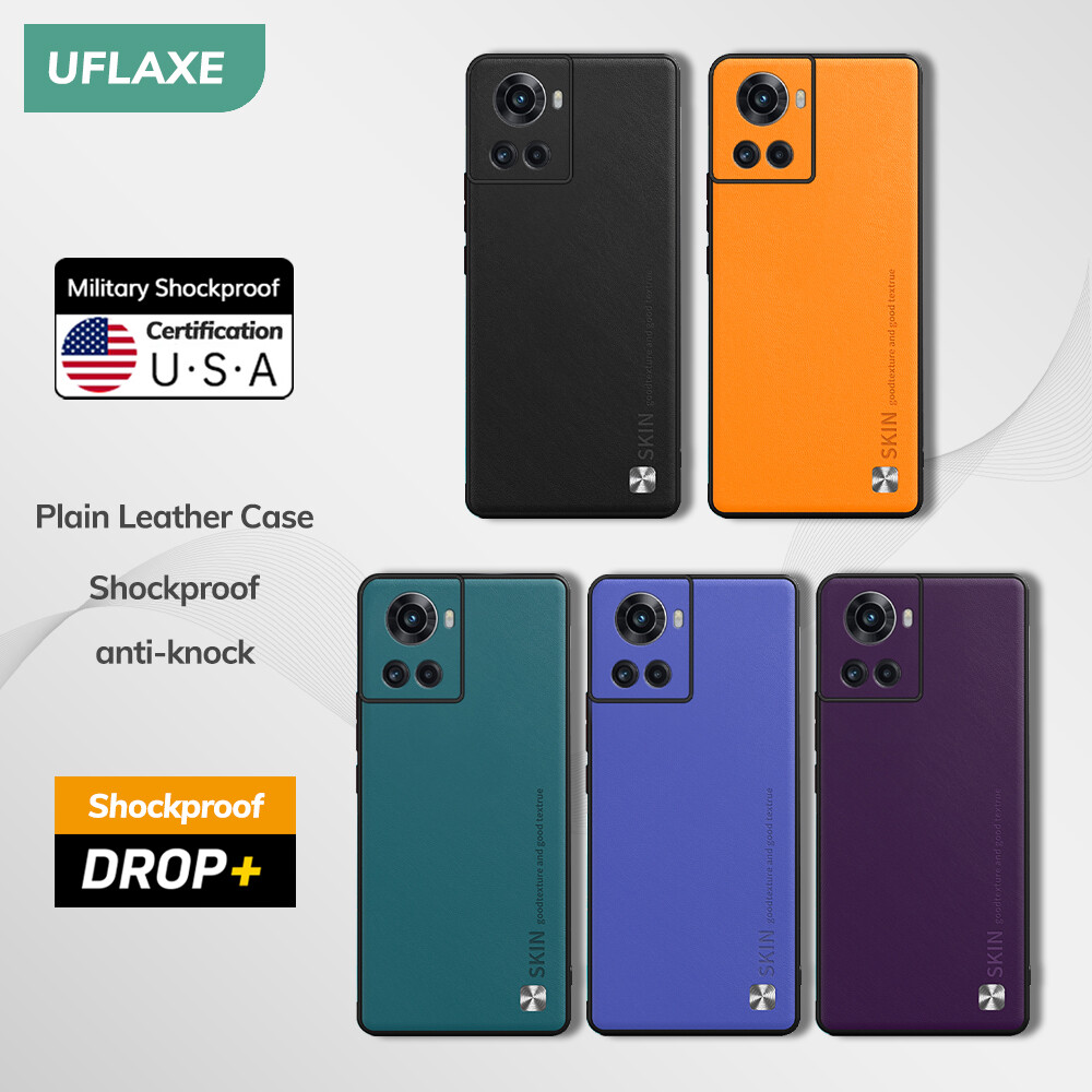 Uflaxe ốp điện thoại cứng chống sốc ốp lưng da ống kính máy ảnh bảo vệ toàn diện cho oneplus 10t / oneplus 10r / oneplus ace / ace pro