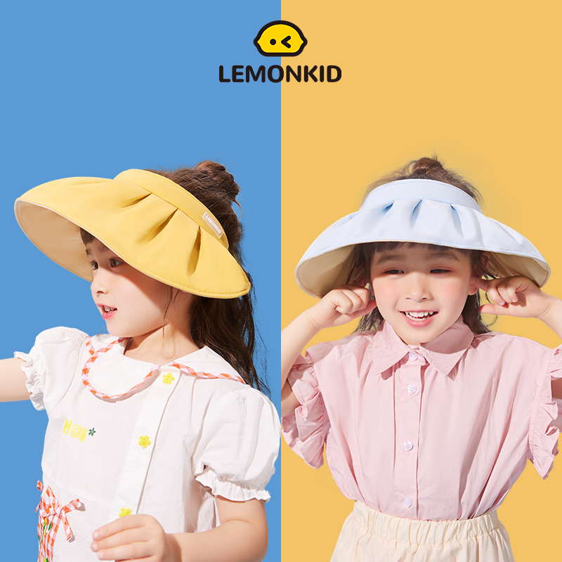 Lemonkid mũ lưỡi trai cho bé mũ vành trẻ em mũ tai bèo che nắng kiểu dáng xinh xắn thời upf 50+ cho trẻ em và người lớn lk2210024