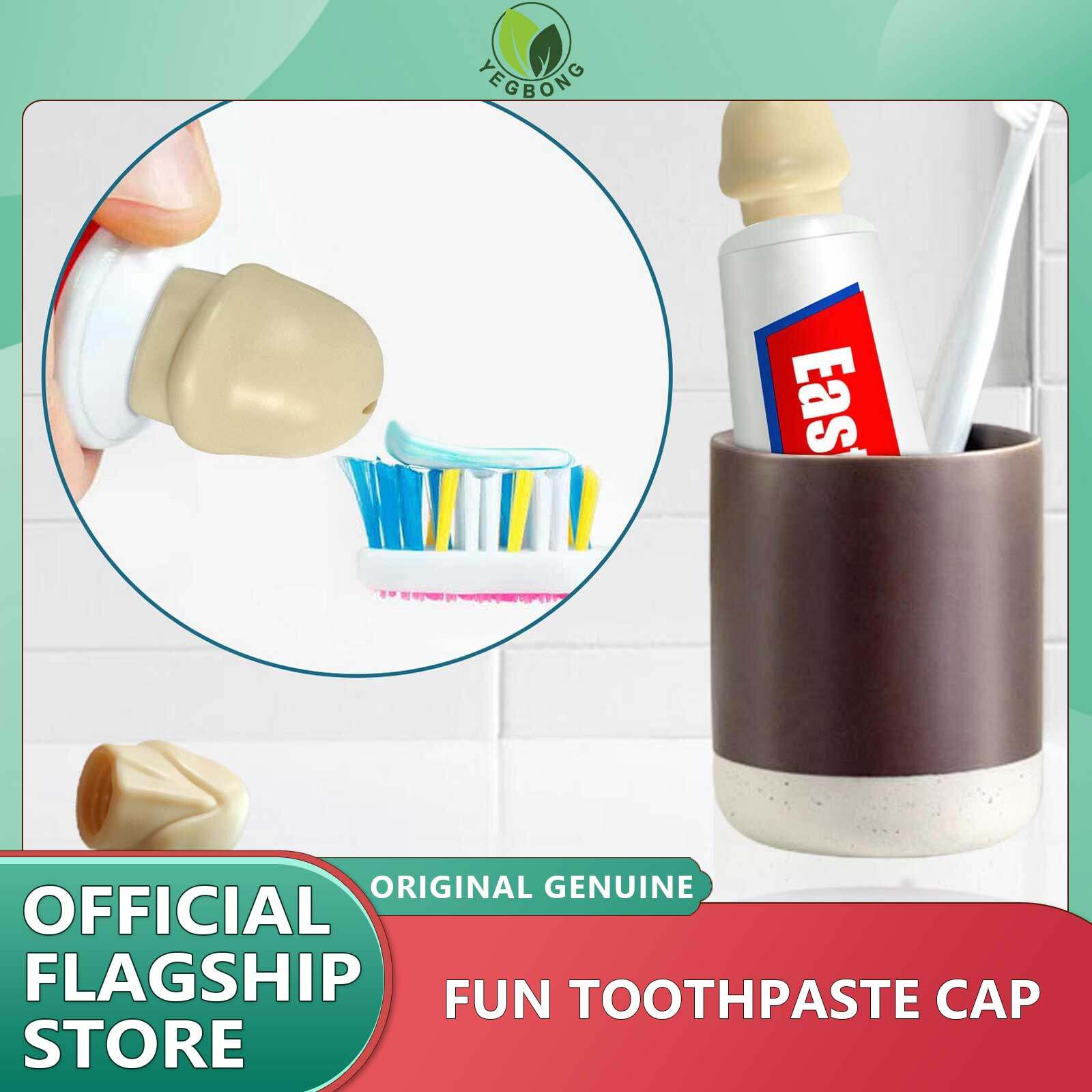 [Yegbong Silicone Toothpaste Cap Self-sealing Toothpaste Squeezer Toothpaste Pump Dispenser Tooth Paste Saver Bathroom Supplies Fun Nozzle for Toothpaste 3D Cap for Toothpaste Dispenser Cover Creative Toothpaste Head Plastic Cover bathroom accessories,Yeg ราคา 152 บาท*ส่งฟรี