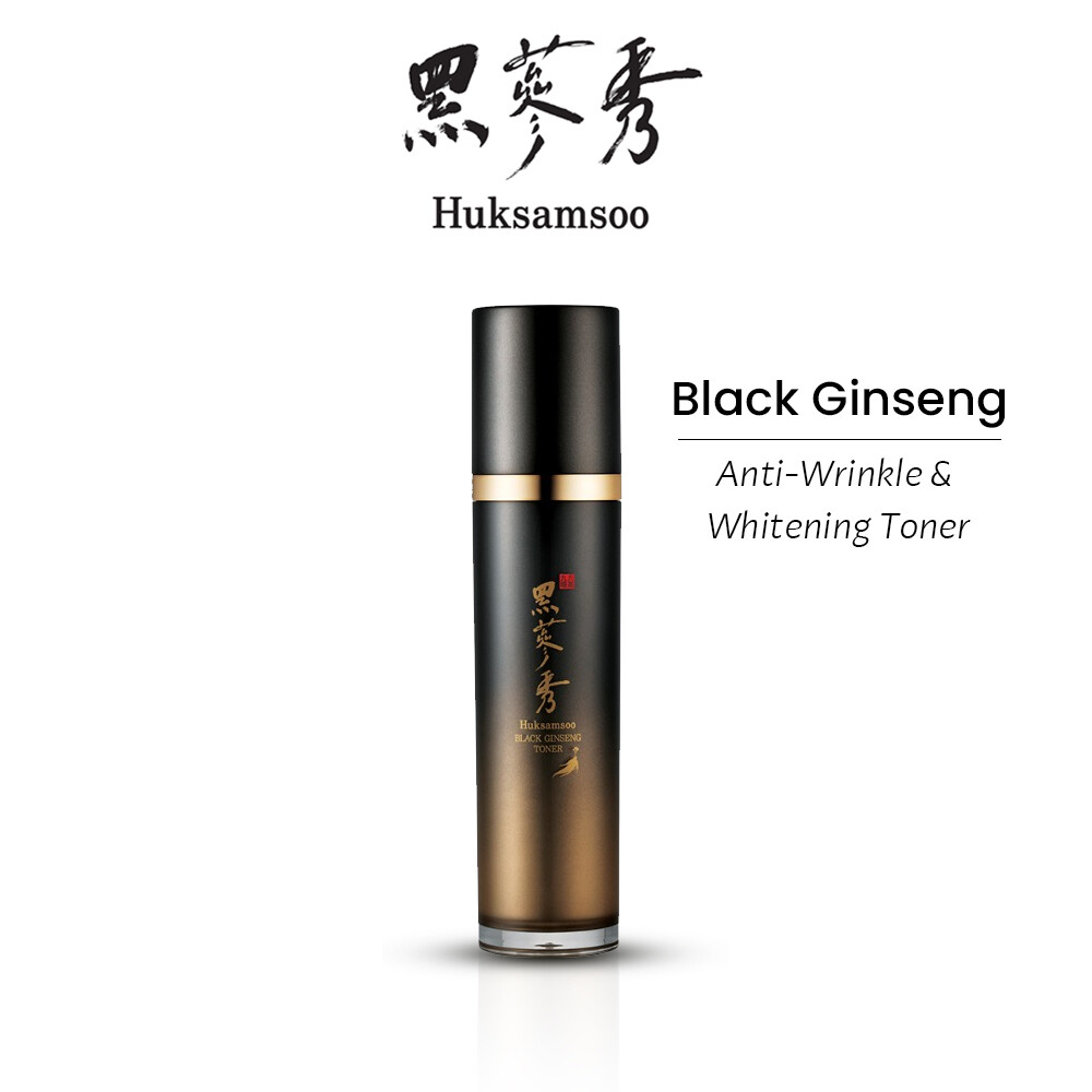 Nước hoa hồng nhân sâm đen huksamsoo 120ml -chăm sóc da tốt nhất hàn quốc