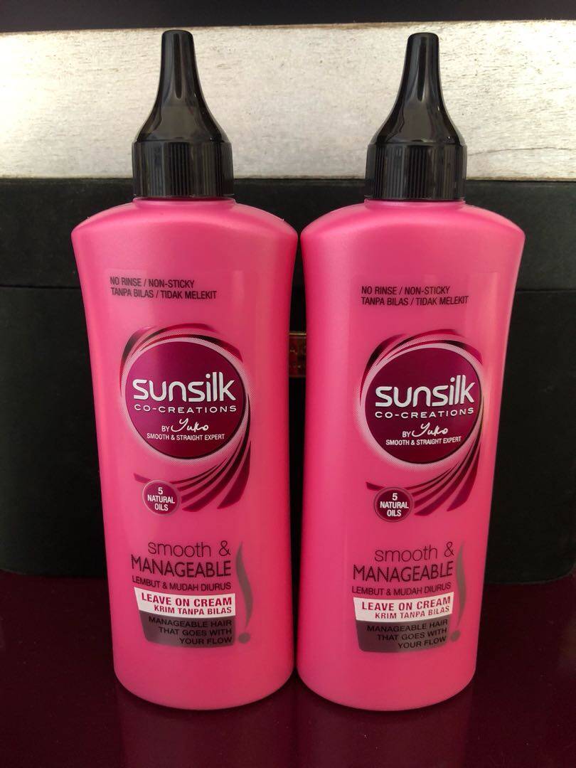 sunsilk smooth and manageable leave on cream