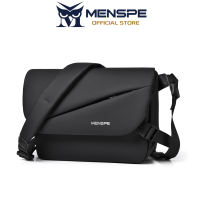 MENSPE Mens Shoulder Bag Waterproof Messenger Bag Fashion Travel Bag Business Bag Phone Bag Large Capacity Cross Body Bag Lightweight Casual Bag Leisure Sport Street Bag for College Student