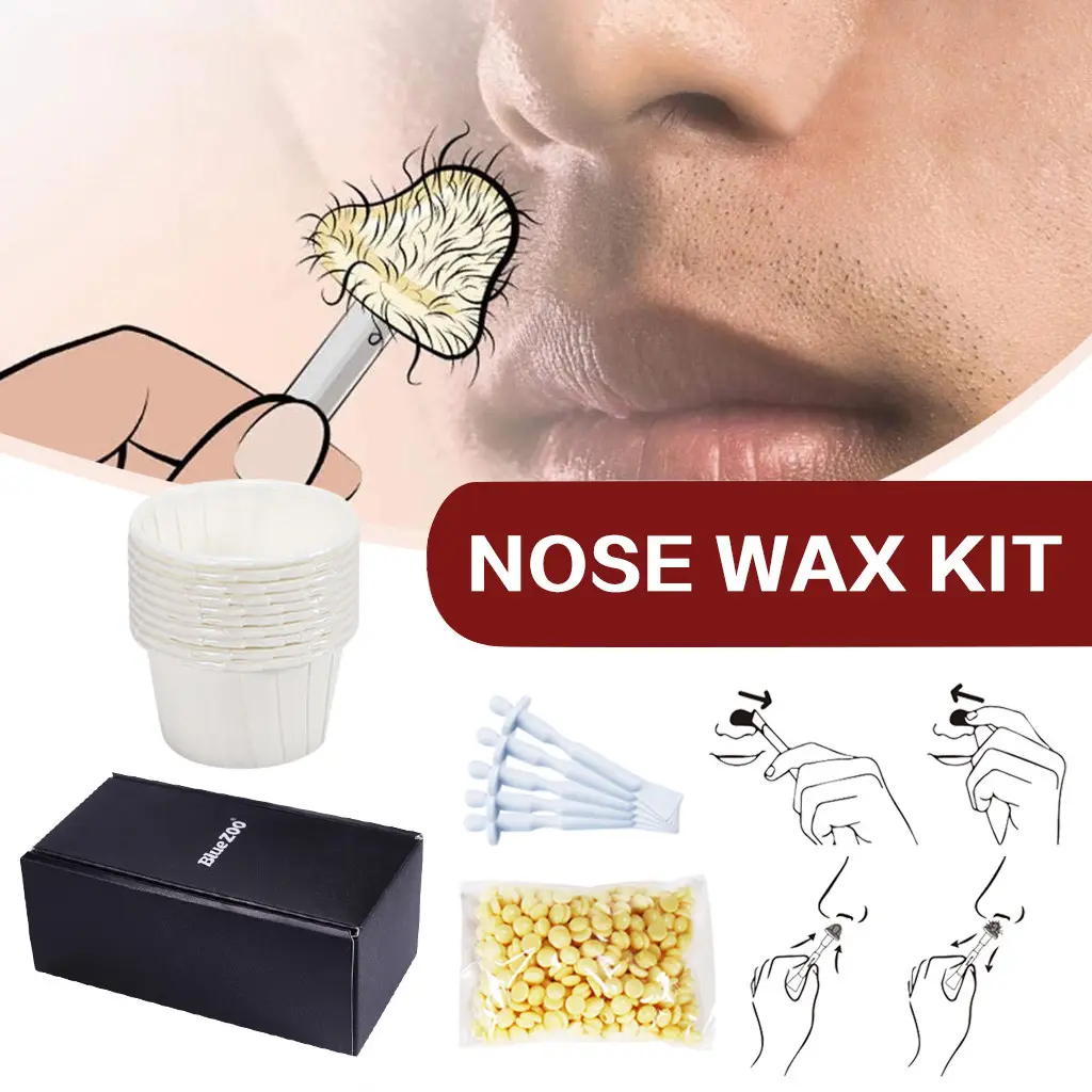 wax nostrils at home