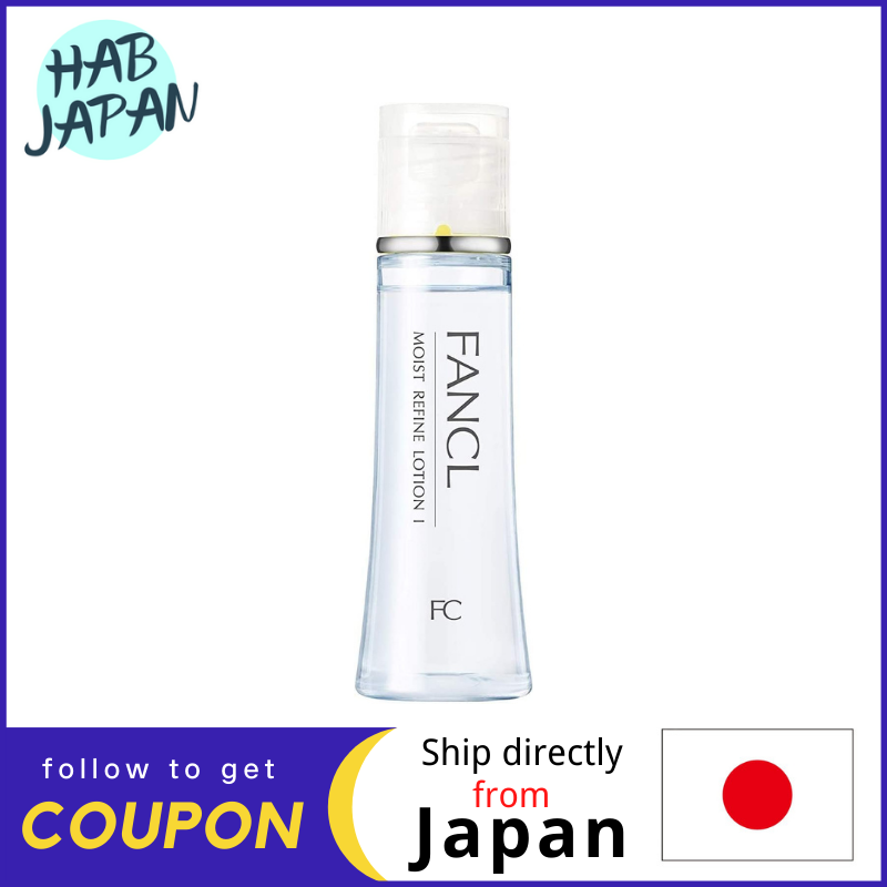 Gambar FANCL Moist Refine Lotion 30mL I Refreshing A refreshing moisturizing cosmetic solution that penetrates into the skin with a soft thickness and prepares the skin to be clear and smooth.?Ship directly from Japan?
