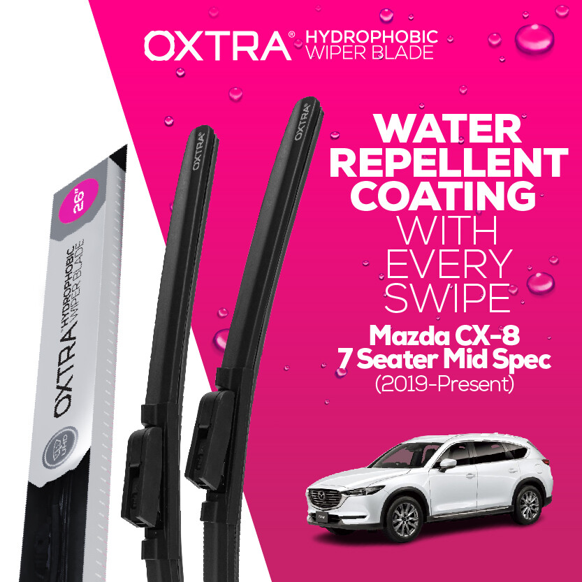 ที่ปัดน้ำฝน Trapo Hydrophobics Mazda CX-8 7 Seater Mid Spec (2019-Present) ราคา 950 บาท*ส่งฟรี