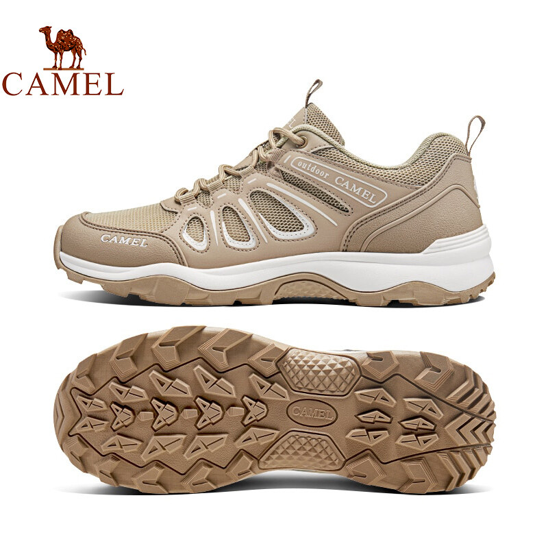 Camel giày đi bộ đường dài ngoài trời cho nam giày thể thao đi bộ đường dài lưới thoáng khí giày leo núi