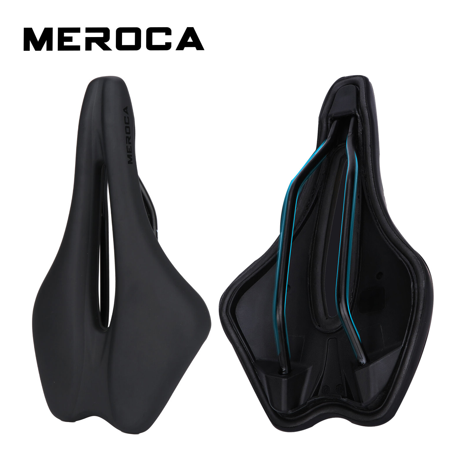 Meroca yên xe đạp rỗng đệm thoải mái thoáng khí yên xe đua mềm xe đạp đường trường mtb yên xe đạp gấp