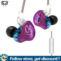 KZ ZST Earphone 1DD+1BA Lossless Music Headsets HIFI Bass 3.5mm Noise Cancelling IEM Headphones Sports Running Game Wired Earplugs With 2 Pin Detachable Cable Comfortable To Wear Monitors Earbuds For Smartphones MP3 MP4 Players Tablets Laptops Computers