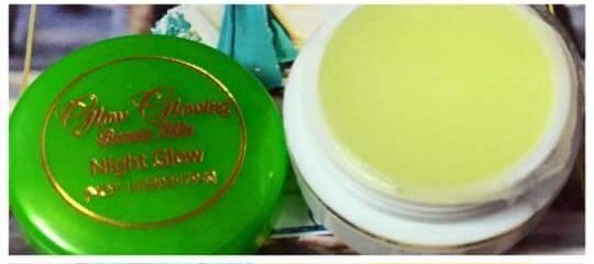 glow glowing night cream