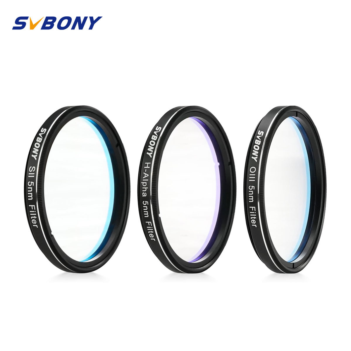 SV227 SHO 5nm 2" Filter Set SII H-Alpha OIII Narrowband Astronomical Photographic CCD Filter for Deep Sky ราคา 3,199 บาท*ส่งฟรี