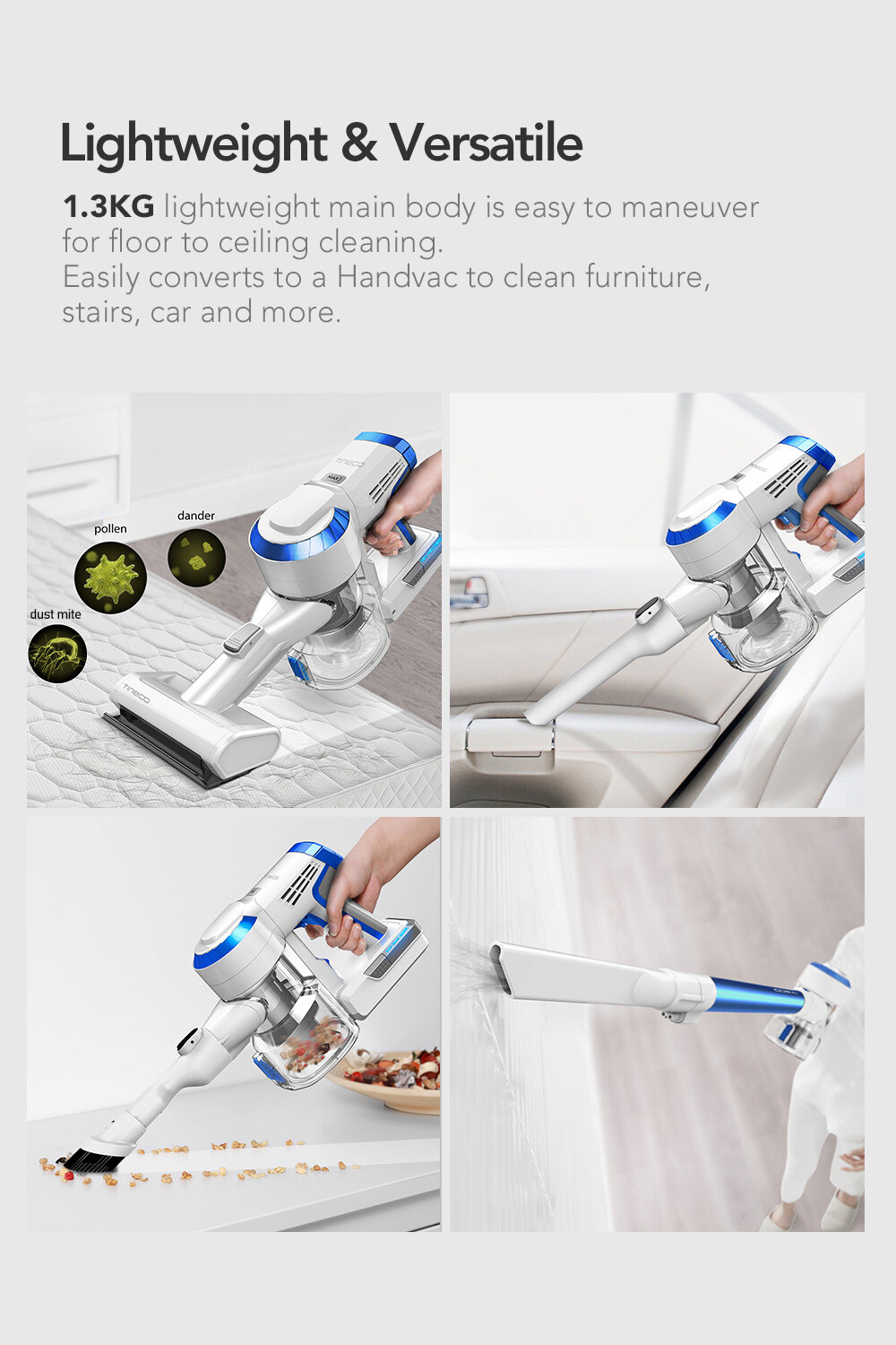 [2 Years Warranty] Tineco A10 Hero Cordless Stick Handheld Vacuum