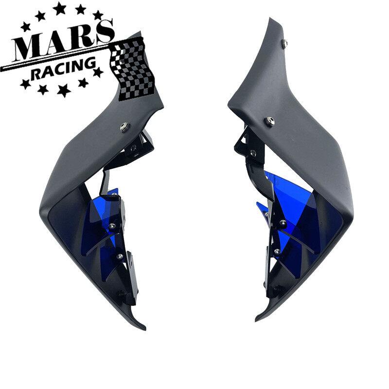 MT15 Winglets Aerodynamic Wing Cover Front Beak Nose Cone Fairing Cowl For Yamaha MT-15 2019 - View #2