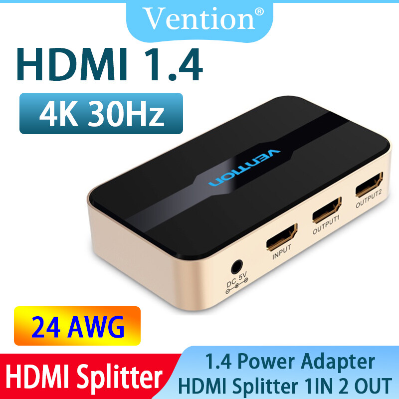 Vention HDMI Splitter 1x2 4k 3D Splitter HDMI Switch Adapter 1 In 2 Out