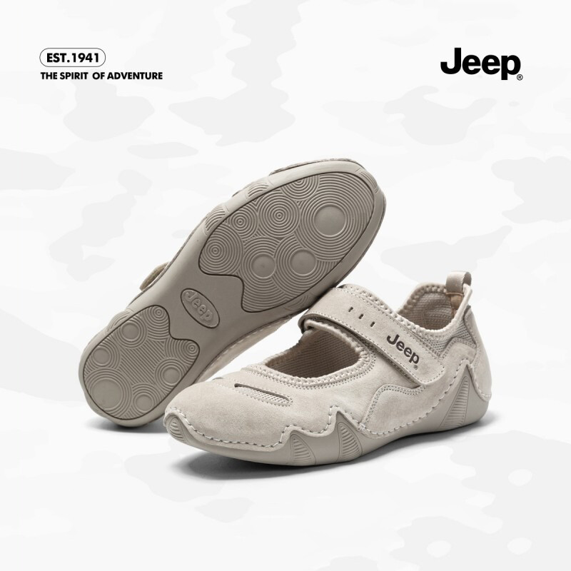 Jeep niche sport Mary Jane sandals women's 2025 summer new comfortable soft sole versatile flat bottom shallow mouth single shoe ราคา 3,576 บาท*ส่งฟรี