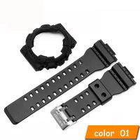 GEEKTHINK เคสซิลิโคนนาฬิกา Casio G-SHOCK และสายรัดสำหรับผู้ชาย GA-110 GA100 GA120 GD-120 GA150/100/110ชุดซิลิโคนเครื่องมือต่อพ่วง