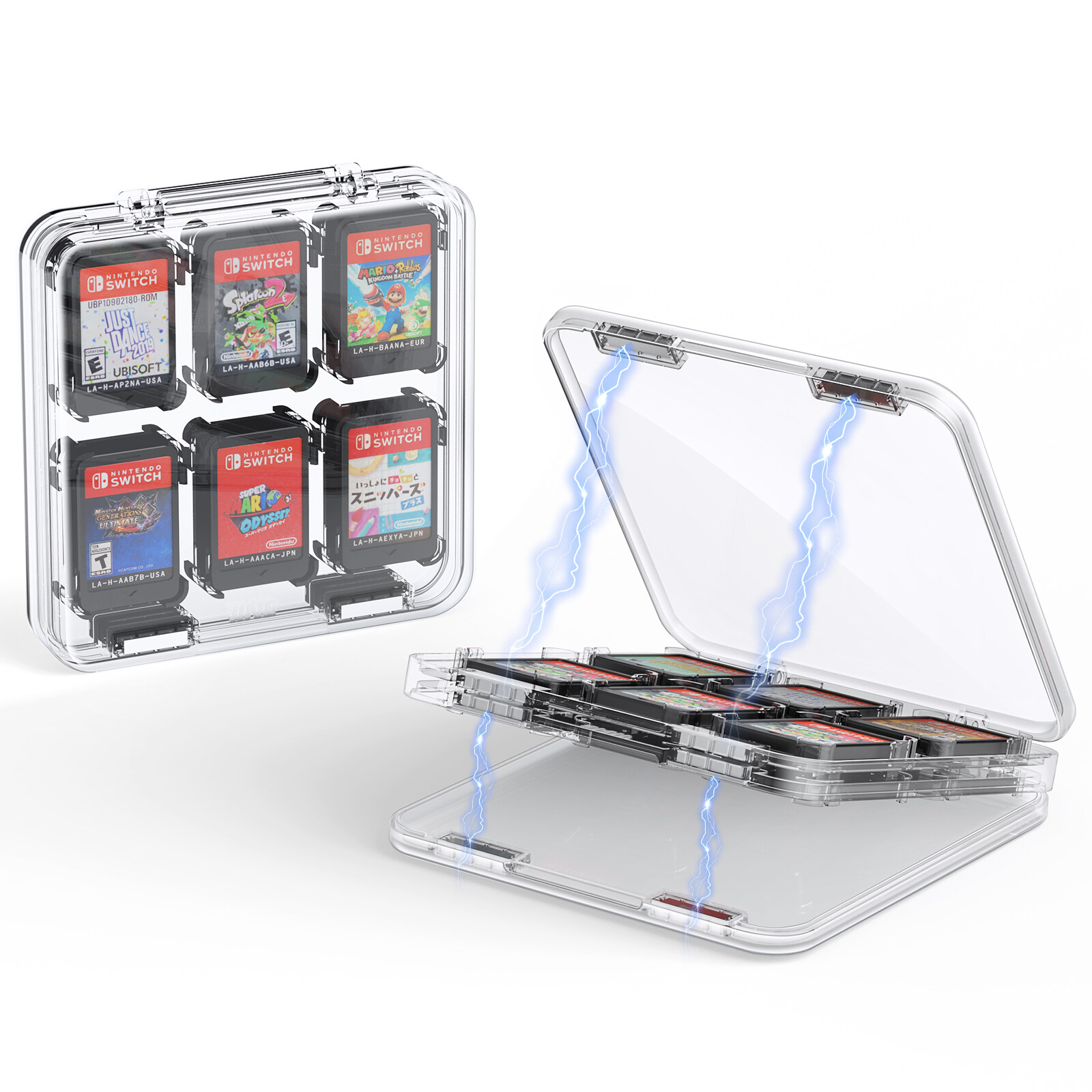 IINE Transparent Switch Game Card Case Dustproof Moisture-proof Storage Case ราคา 405 บาท*ส่งฟรี