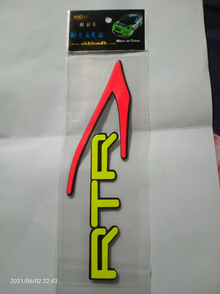 LOGO Reflective Emblem Decal Car Bike Sticker Logo (5x5 Inch)