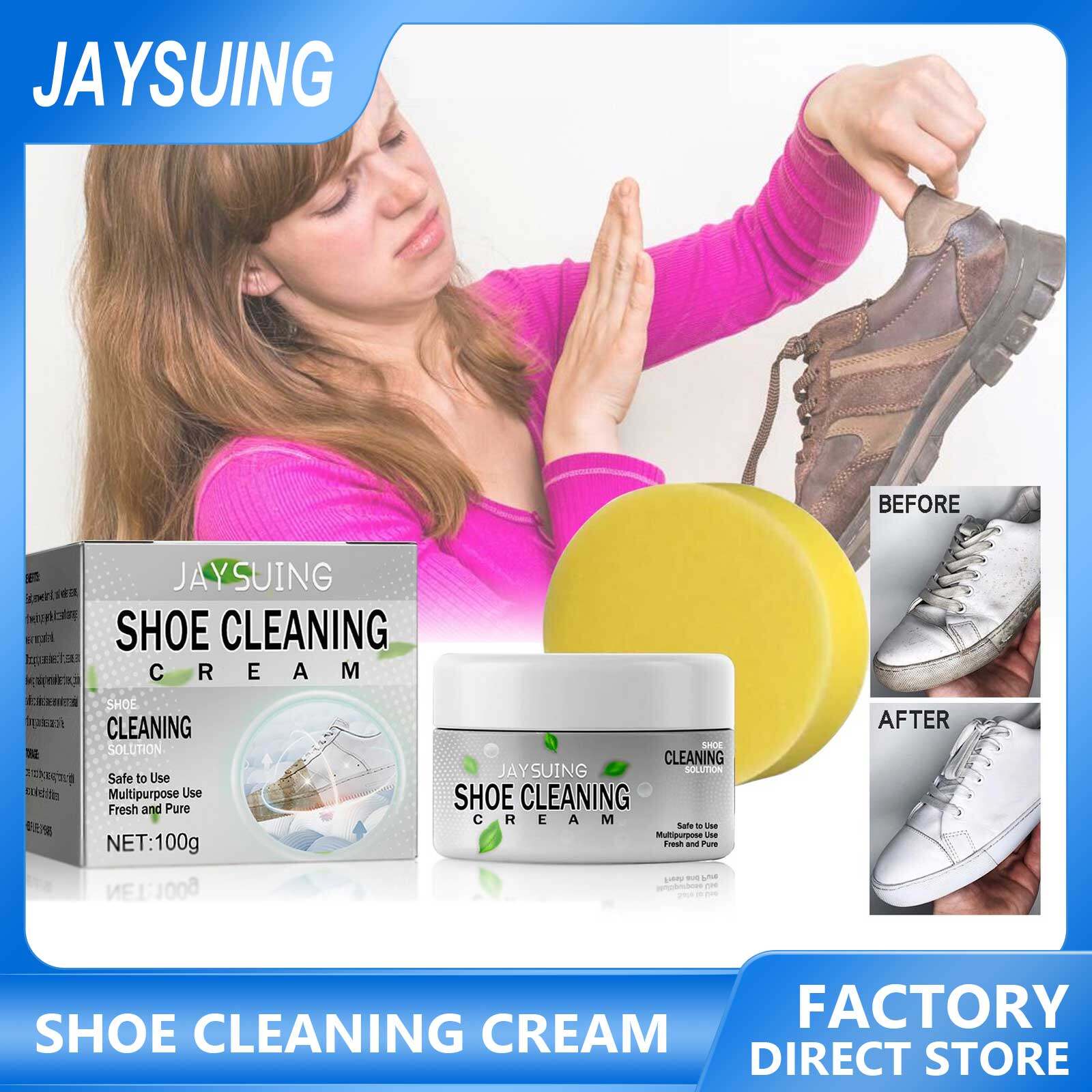 JUE-FISH 100ml Shoes Whitening Cleansing Gel For Shoe Brush Shoes Cleaning