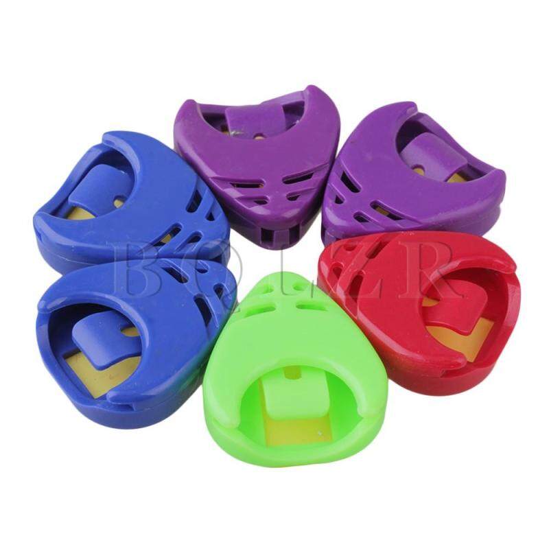 1 set of 6 colorful guitar pick holder (Multicolor) Malaysia