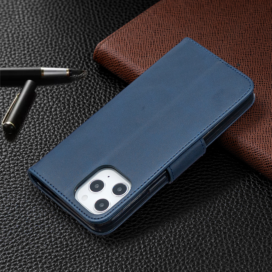 Leather Flip Phone Case With Card Slots And Stand For Smartphone_voghion.com