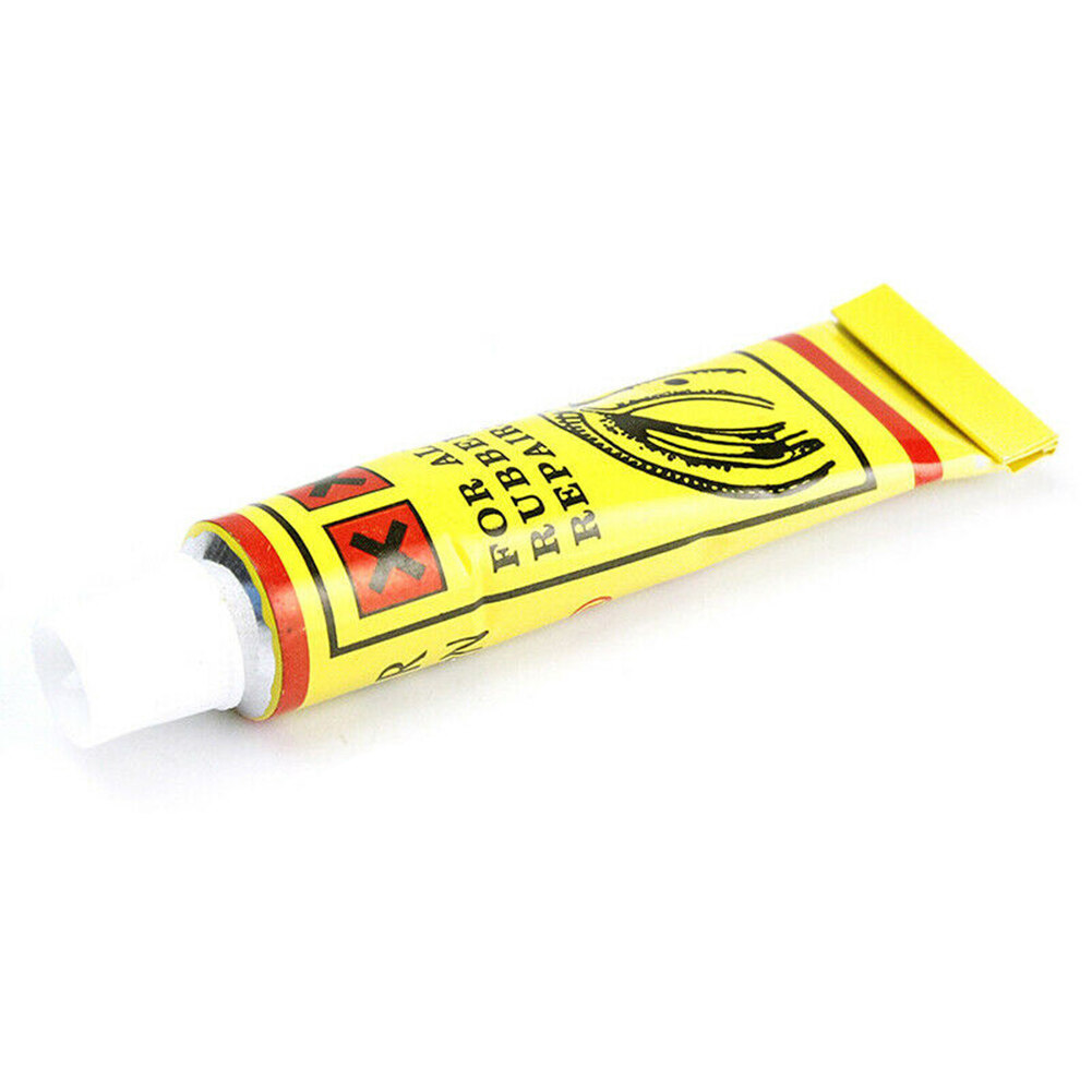 rubber cement bike tube repair