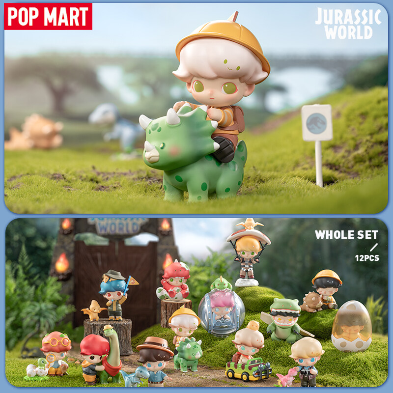 POP MART Mô Hình Nhân Vật Dimoo Jurassic World Series Blind Box