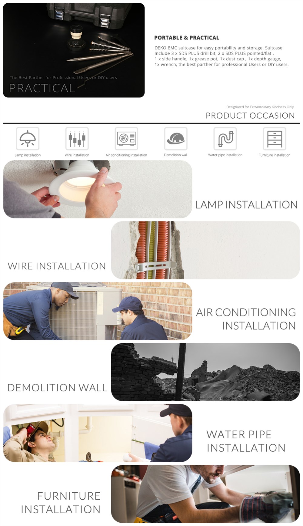 DEKO DKRH26LD4 230V 1000W 