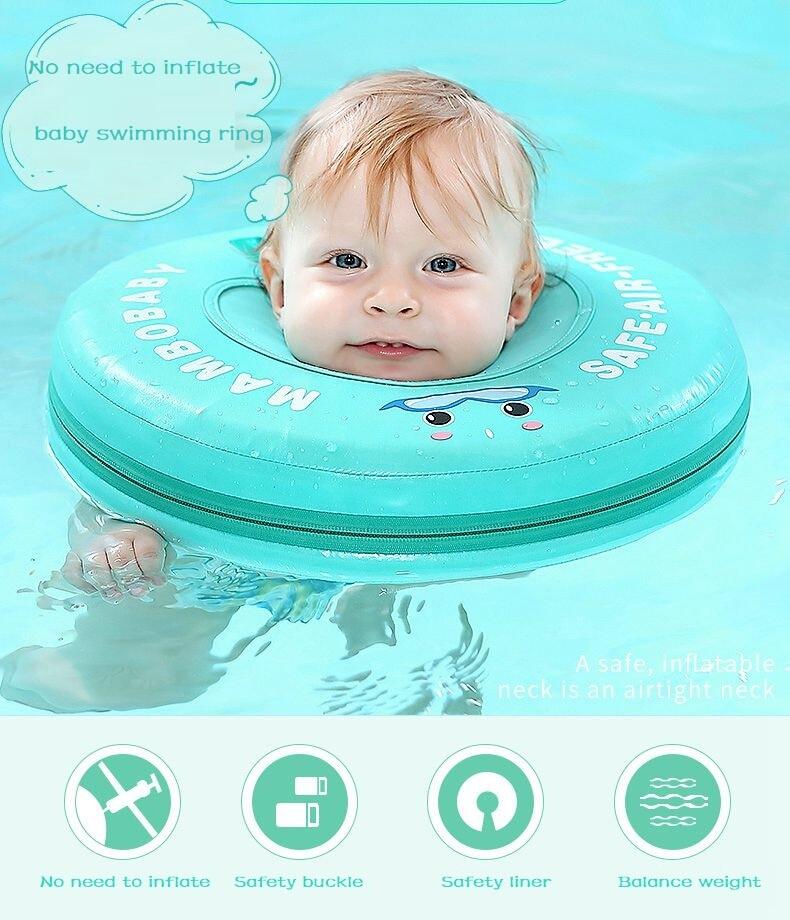 baby neck float ring safe