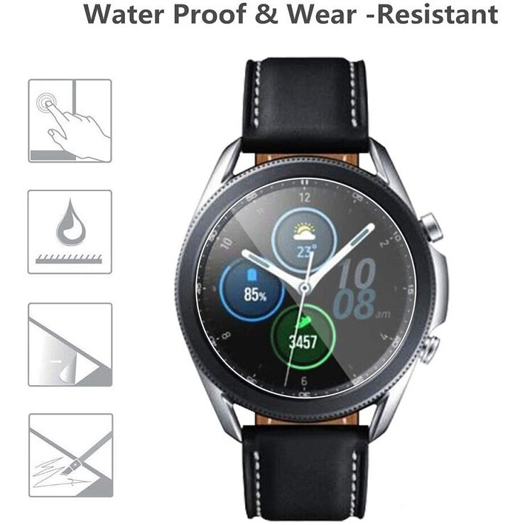 2 cái màng bảo vệ thích hợp cho Samsung Galaxy Xem 3 41mm 45mm HD kính cường lực miếng phim bảo vệ màn hình rõ ràng Chống Xước Chống cháy nổ tấm dán bảo vệ màn hình