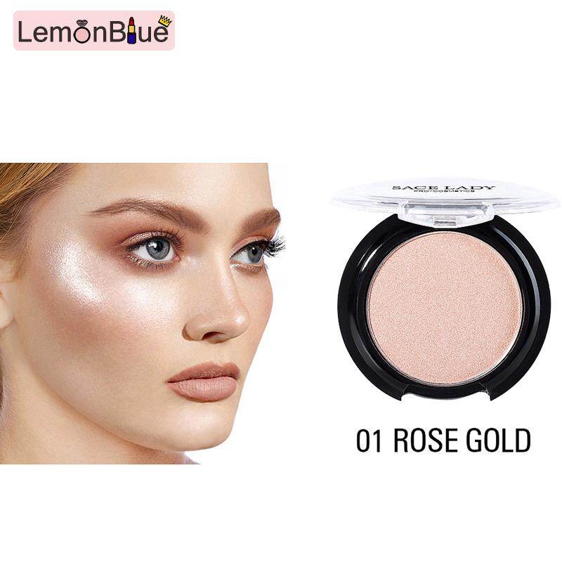 Gambar LemonBlue 1 Pcs Shining Blush Smooth Makeup Face Contour Pink Orange Blusher