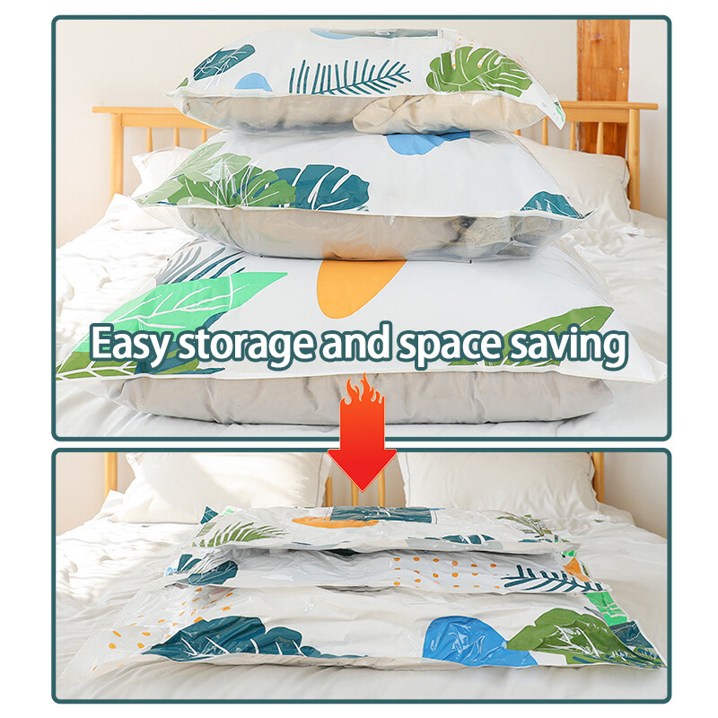 Reusable Vacuum Storage Bag For Clothes And Quilts Foldable_voghion.com