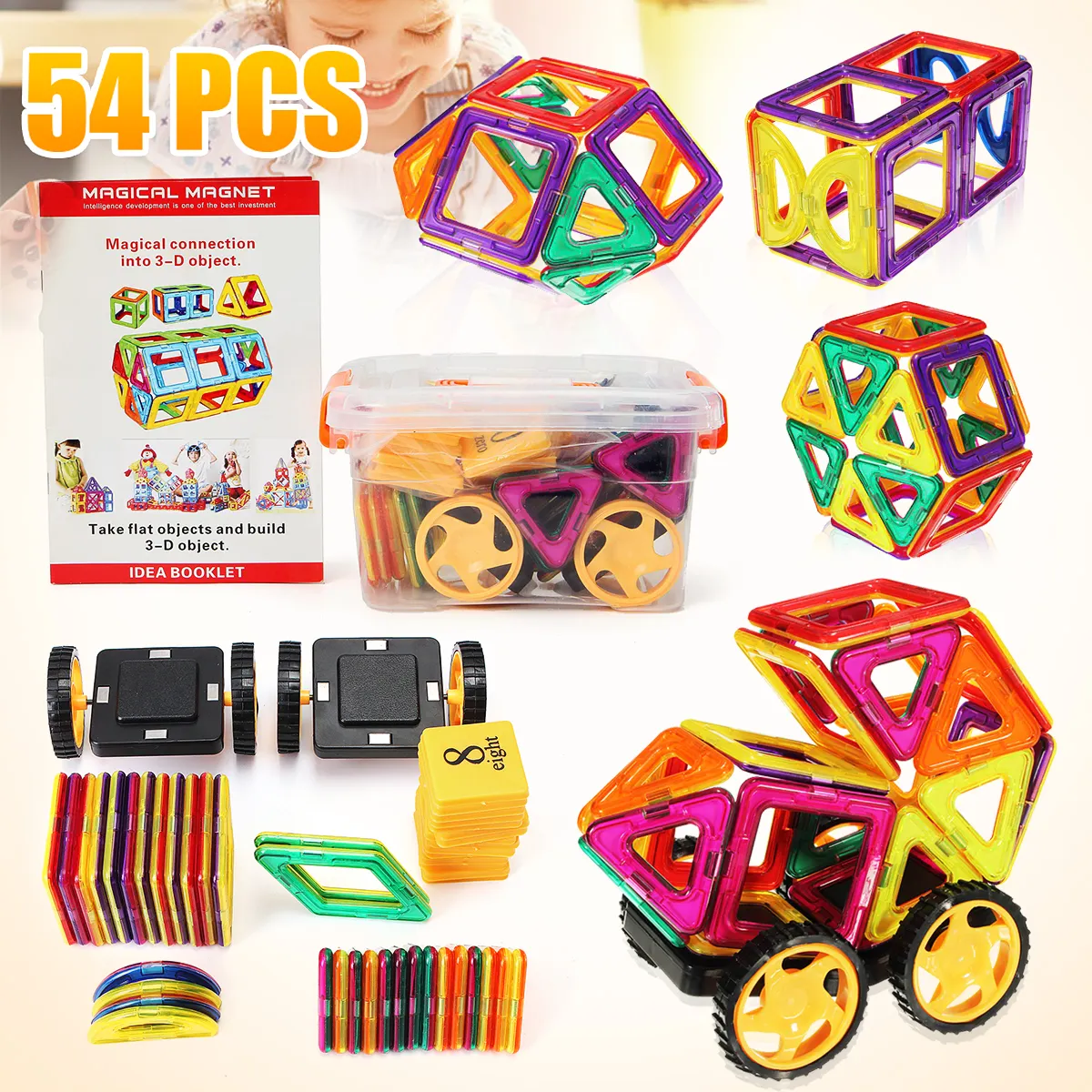 magnetic bricks toy