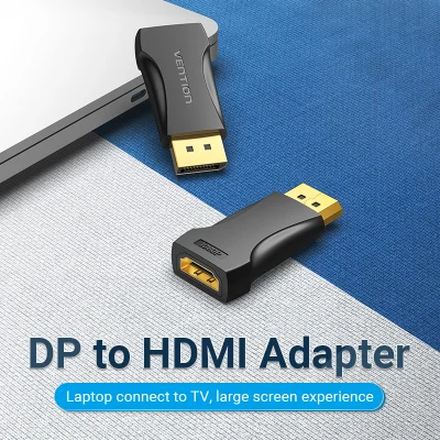 Vention DP to HDMI Adapter 1080P Display Port Male to HDMI Female Converter for PC Laptop Projector DisplayPort to HDMI Adapter (2)
