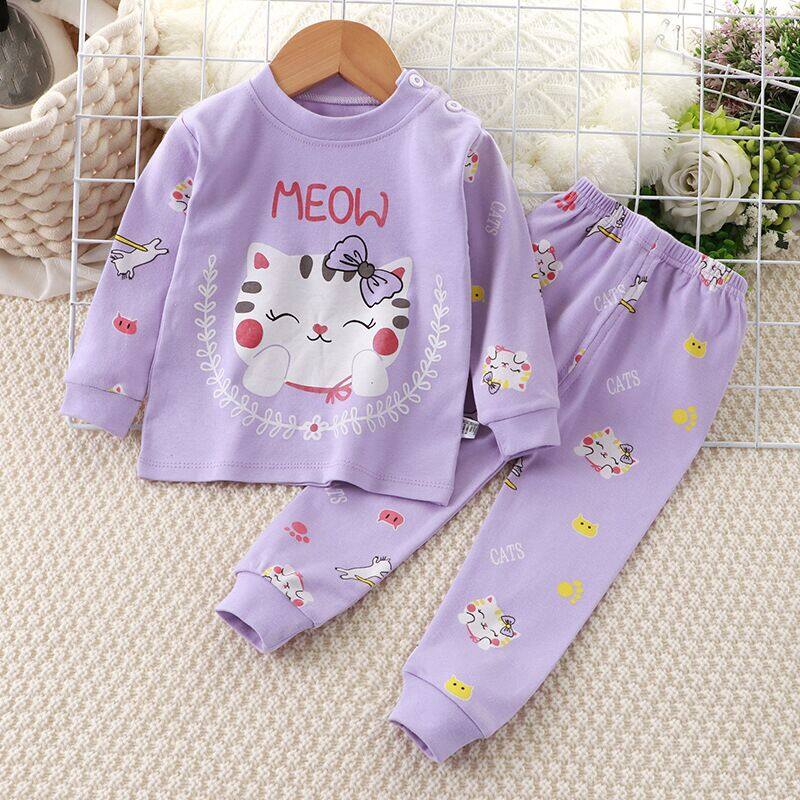 Autumn baby clothes set cute Cartoon cotton 2pcs suit newborn baby girls boys clothes - 6