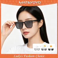 MATEYOYO  Driving Sunglasses Mens Polarized Sunglasses Fashion Square Frame Sunglasses UV400 Clear Vision Sunglasses Cycling Riding Running Fishing Glasses for Men Women