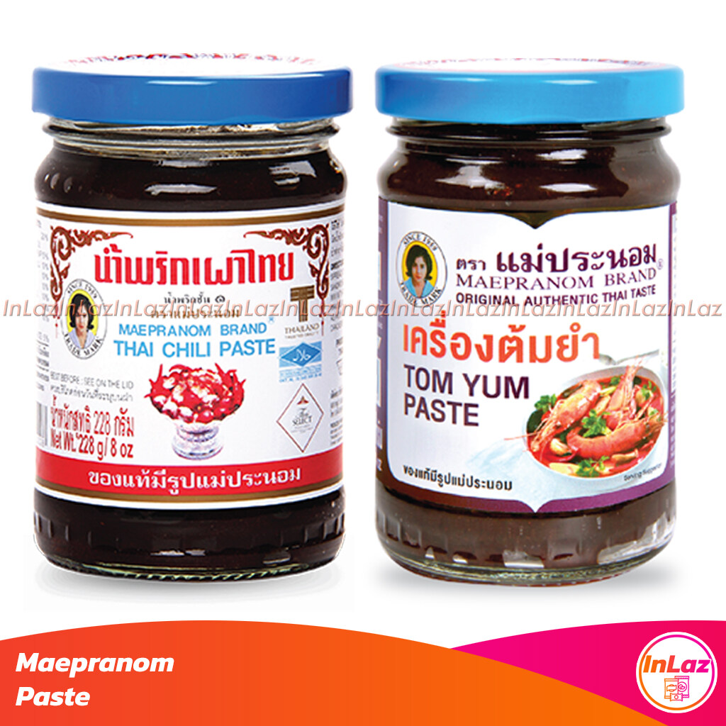 Mae Pranom Thai Chili Paste (Nam Prik Pao) X Jars ubicaciondepersonas