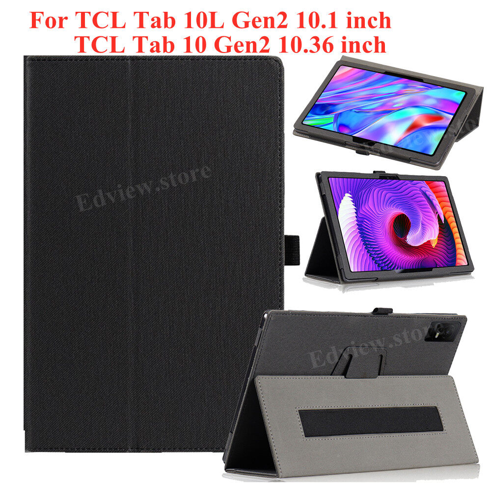 Vỏ máy tính bảng cho TCL Tab 10L Gen2 10.1 inch Ví Da PU Dây đeo trường hợp cho TCL Tab 10 Gen2 10.3