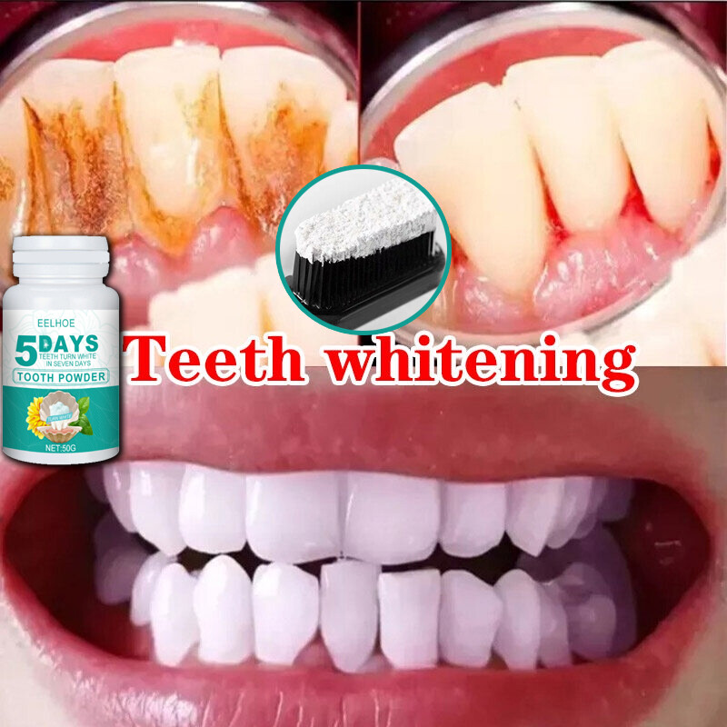 Gambar Ubat gigi pemutih Teeth tartar Teeth whitening Teeth  Pemutih gigi  ????? Cleaning Dental Mouth calculus health pearl nafas berbau mulut white tooth powder No irritation No side effects 50 g for men and women