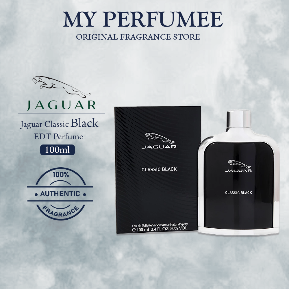 Jaguar Classic Black Edt 100Ml Long-Lasting Fragrance For Men